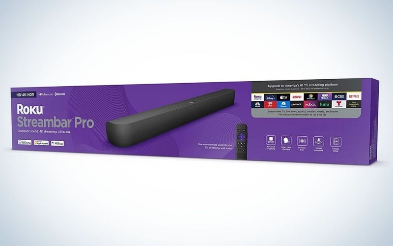 La Roku Streambar Pro es la mejor barra de sonido por menos de $300 para un presupuesto.