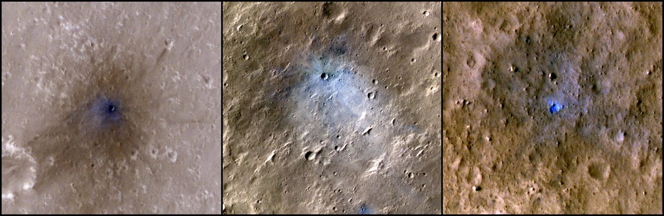 Escuche: los meteoritos hacen un pequeño sonido de 'bloop' cuando chocan contra Marte