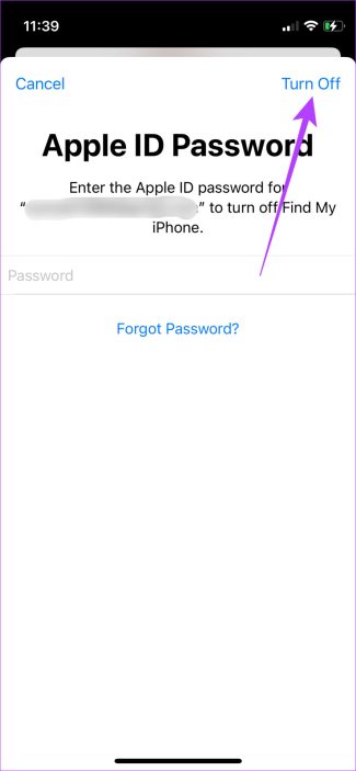 Desactivar la cuenta de iCloud