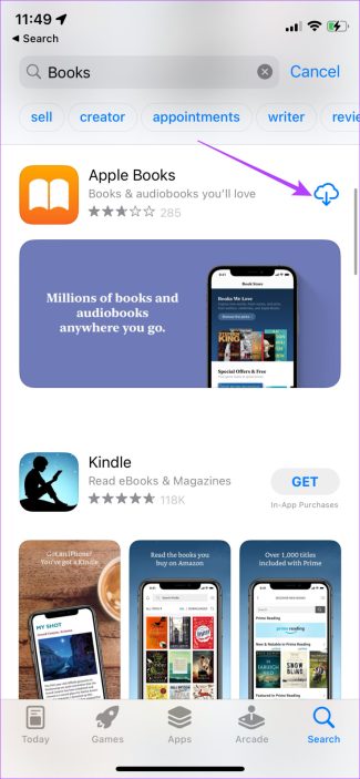 Descarga la aplicación de libros
