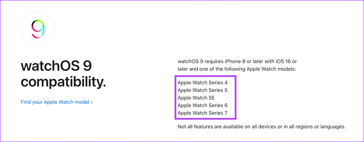Actualización de Apple Watch compatible