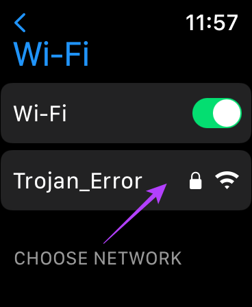Seleccione la red wifi