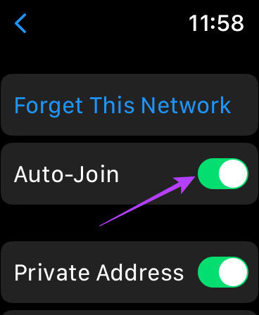 Únete a Wi-Fi Auto en Apple Watch