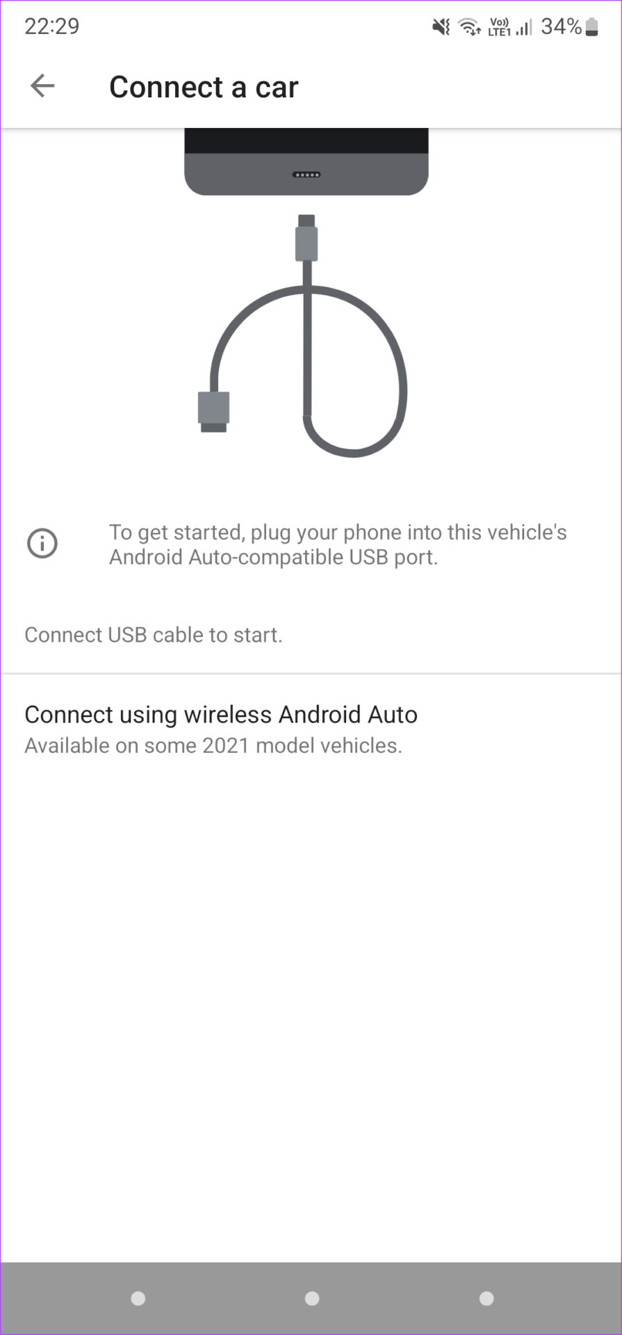 Android Auto con cable