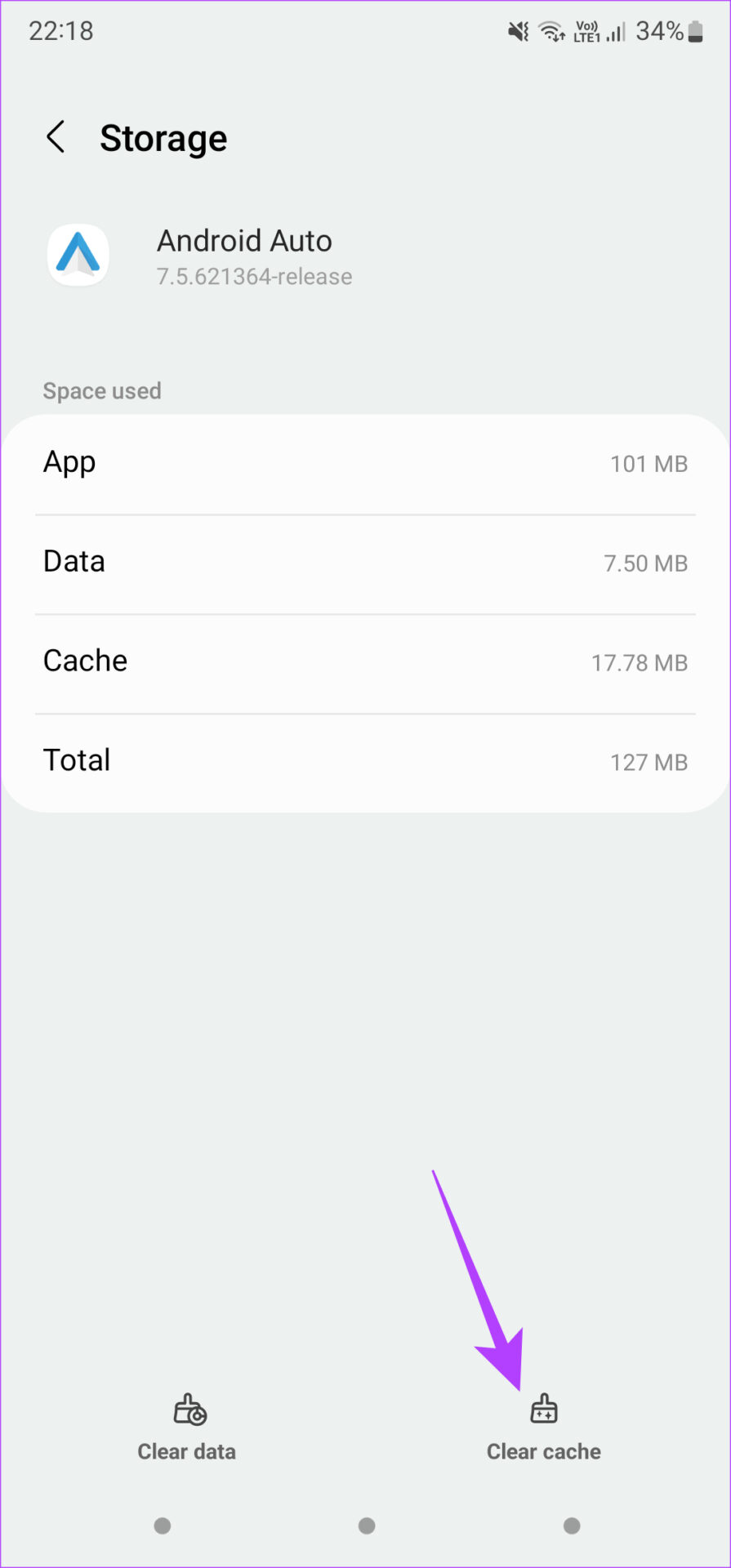 Borrar caché de Android Auto