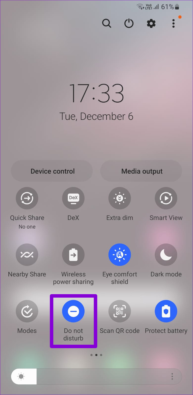 Deshabilitar DND en Android