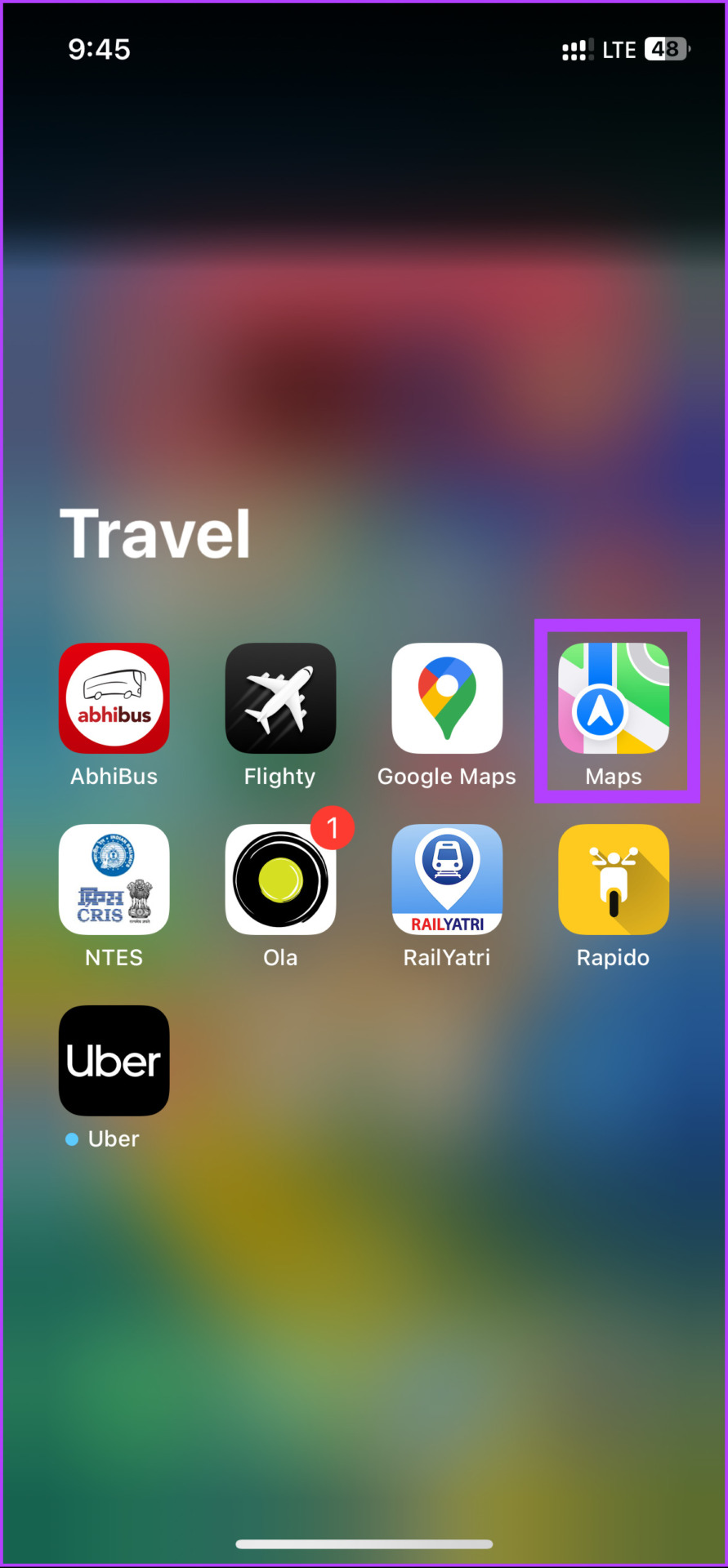 Inicie la aplicación Google Maps