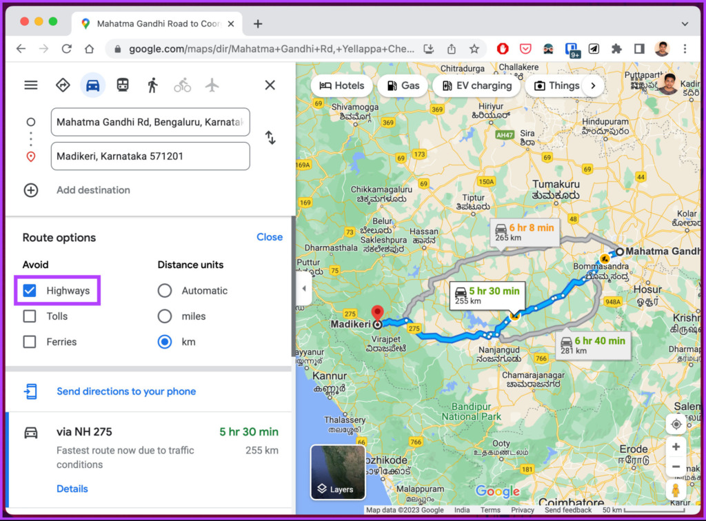 Revisa la carretera