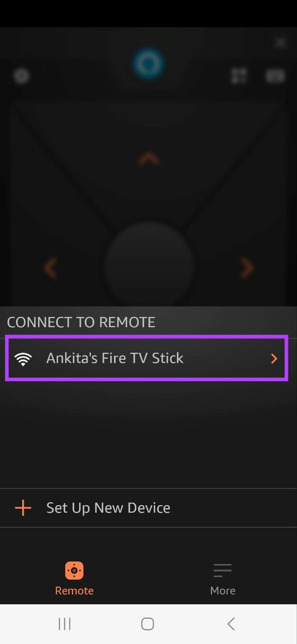 Toca tu Fire TV Stick
