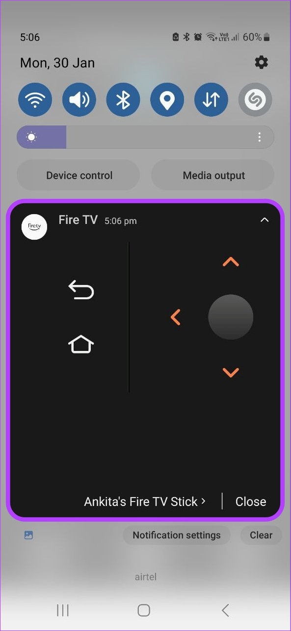 Usar el control remoto Fire TV Mini