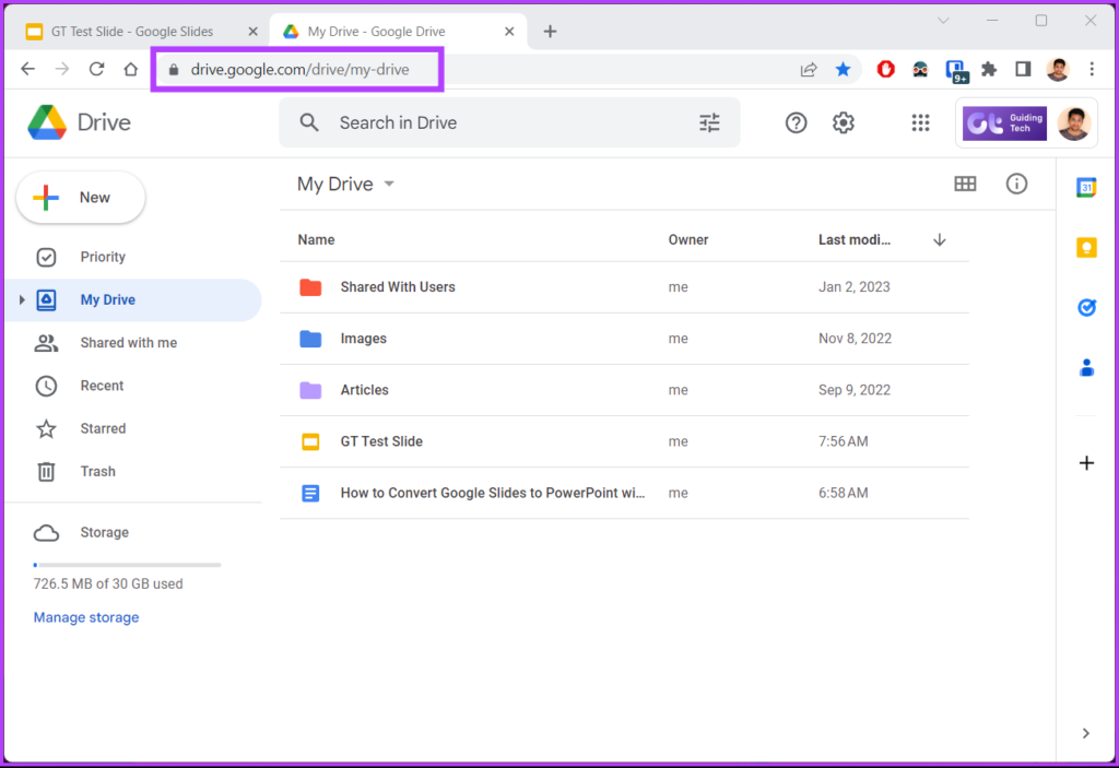 Ve a Google Drive e inicia sesión