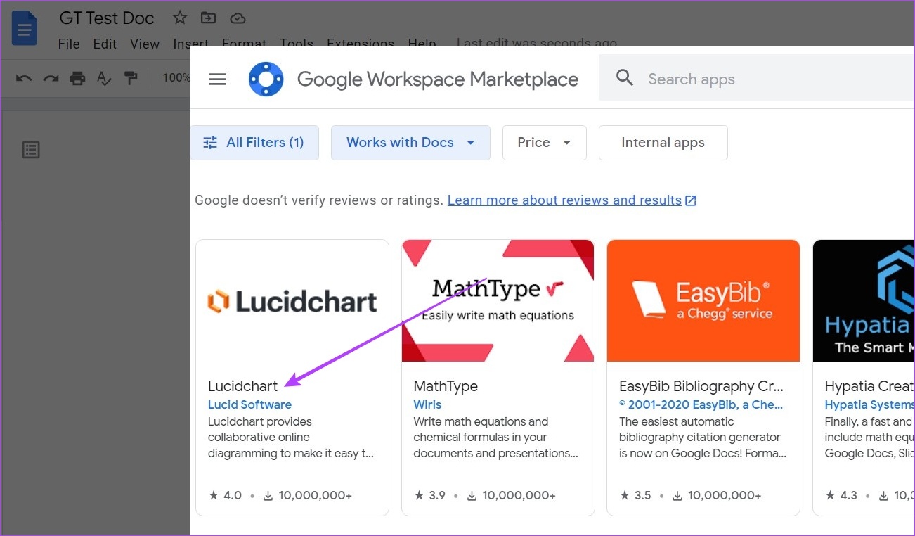 Haga clic en LucidChart