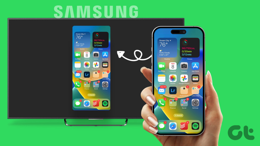 Cómo duplicar la pantalla de un iPhone a un televisor Samsung