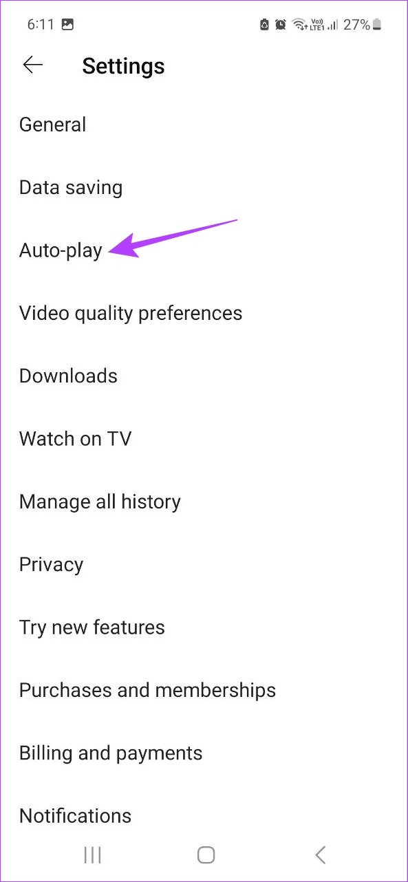 Toque en reproducción automática