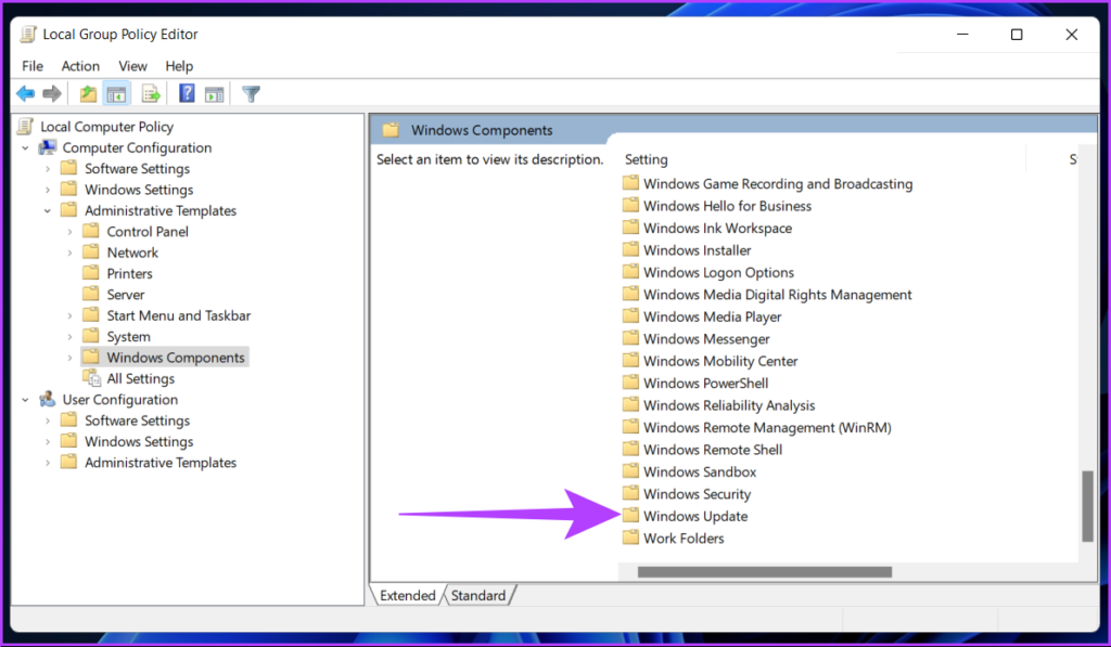 Localizar actualización de Windows