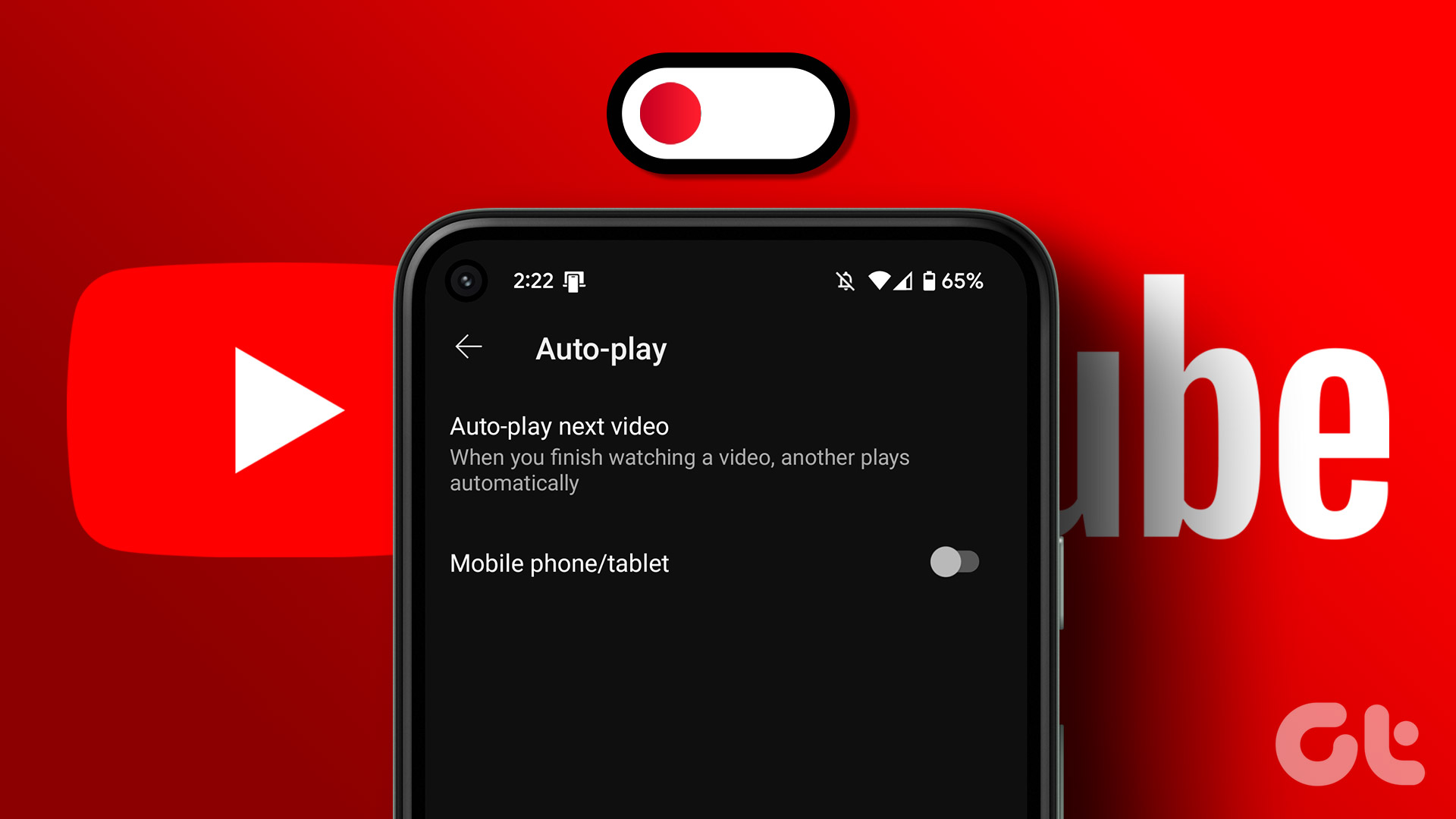 Cómo desactivar la reproducción automática en YouTube