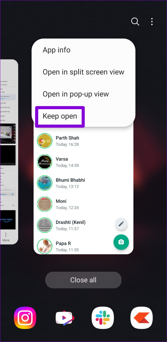 Bloquear WhatsApp en segundo plano en Android