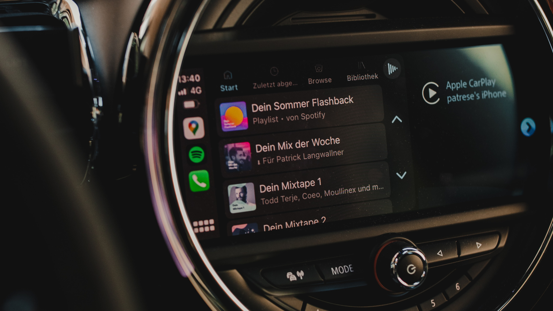 Reinicie la unidad principal de Android Auto
