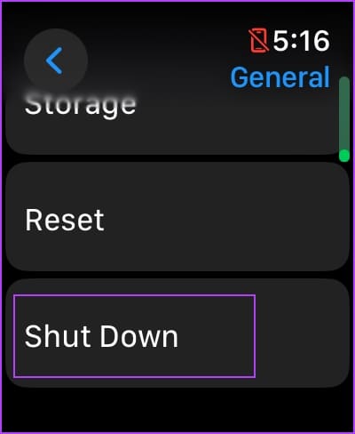 Shut Down Apple Watch