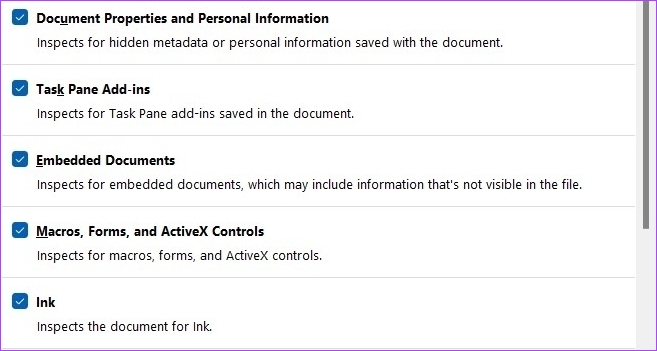 Tipos de información personal almacenada en archivos de Windows