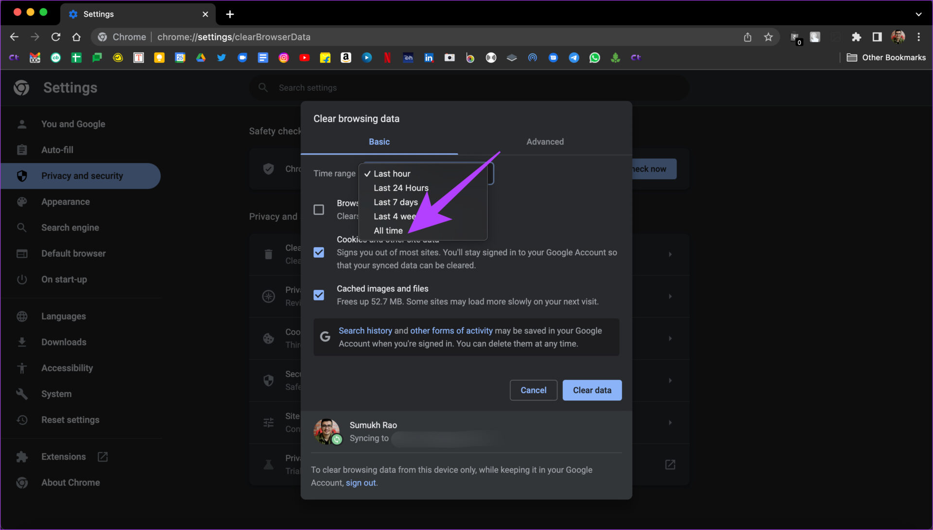Datos de todos los tiempos