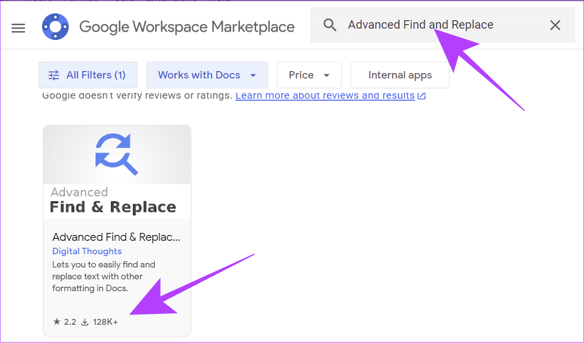 search for find and replace and then click Install