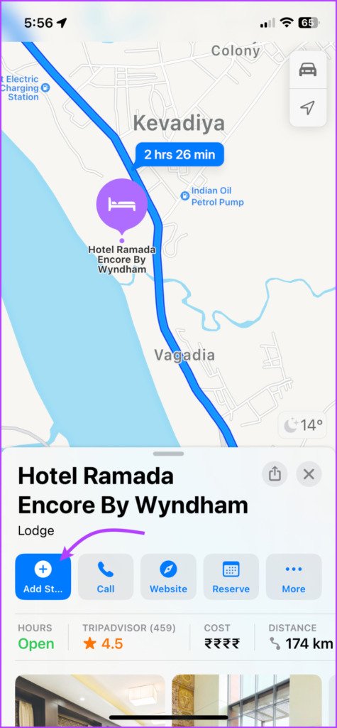 Agregar paradas a pines existentes en Apple Maps
