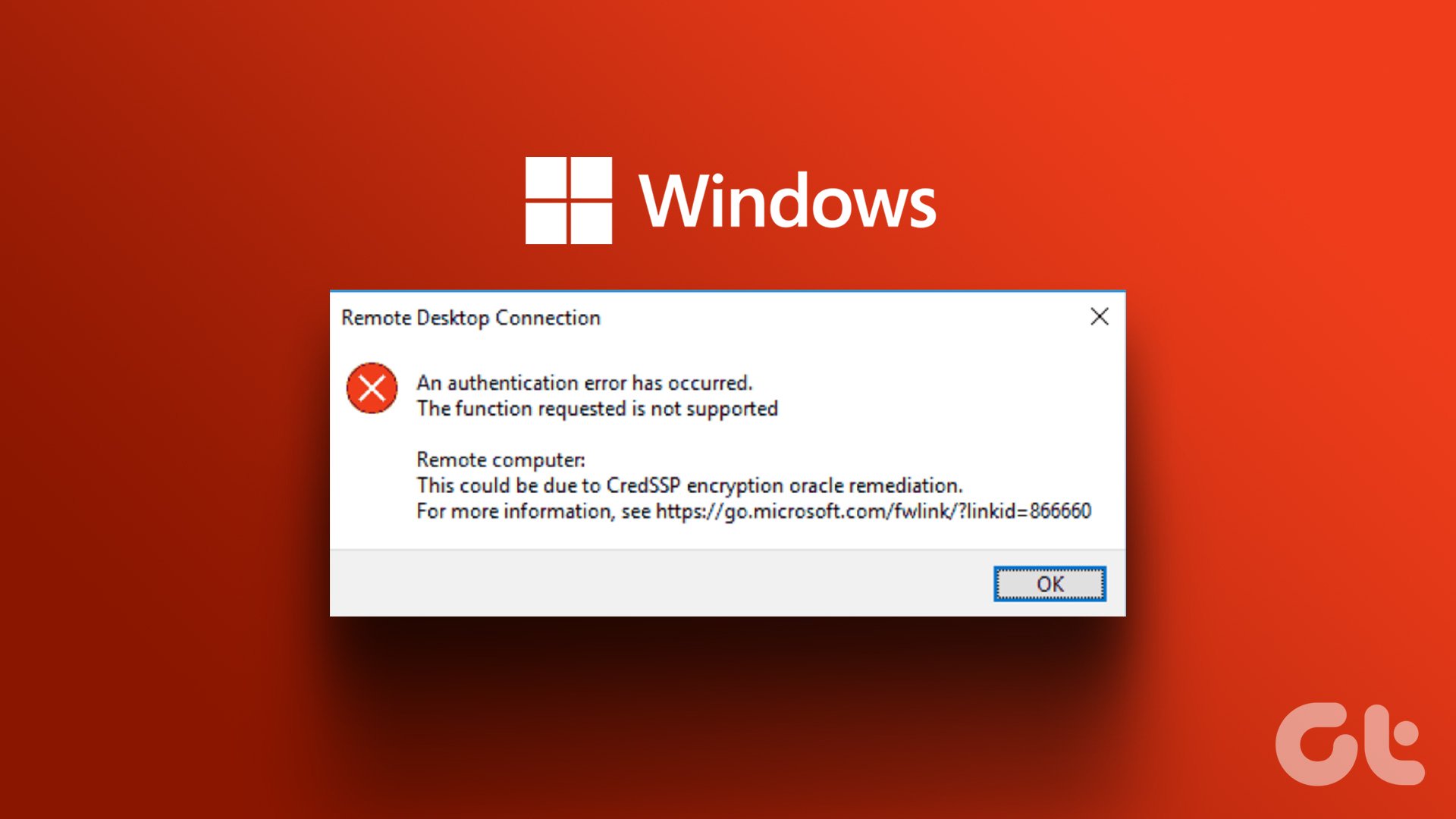 Solucionar error de autenticación de escritorio remoto